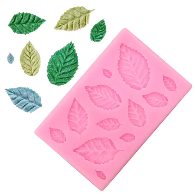 Silicone chocolate mould with leaves shape  silicone cake mold