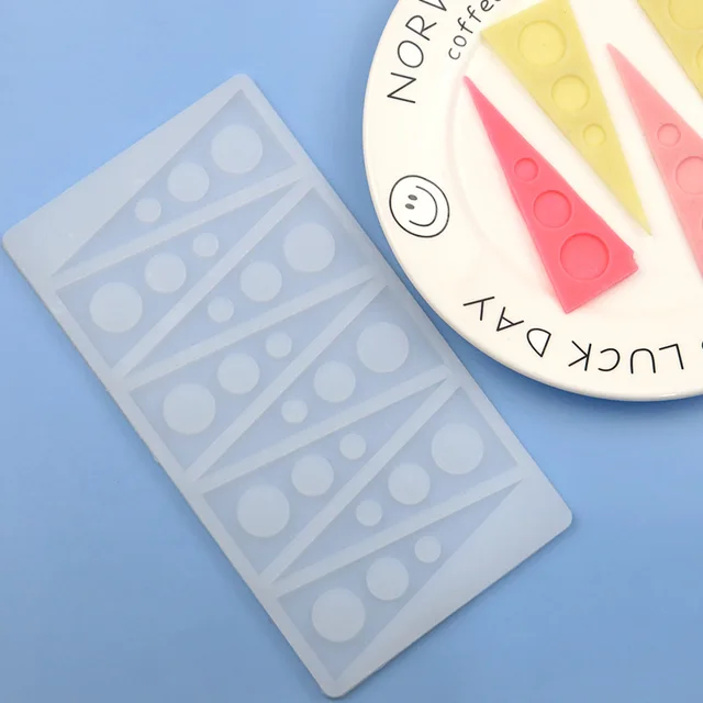 Silicone cheese bubble triangle mold